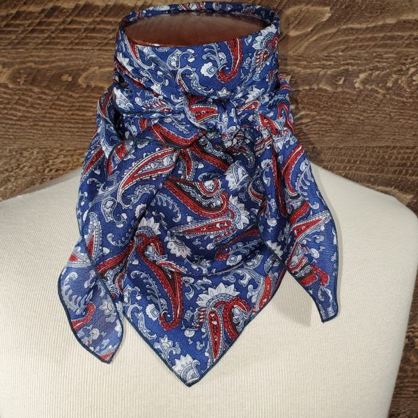 EPP Red/White/Blue Paisley - Cowboy Images Wild Rags