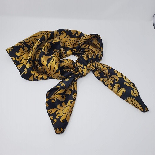 Charmeuse: Rococo Gold/Black - Cowboy Images 